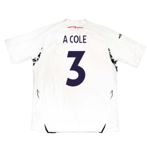 England 2007-09 Home Shirt (Very Good) (A COLE 3)_1