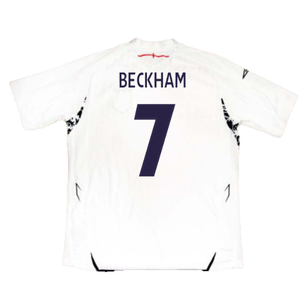 England 2007-09 Home Shirt (Very Good) (BECKHAM 7)_1