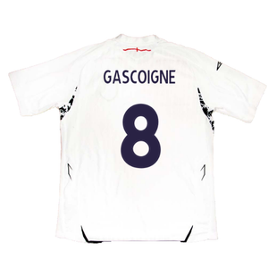 England 2007-09 Home Shirt (Excellent) (GASCOIGNE 8)_2