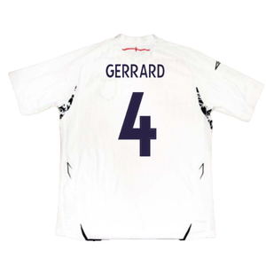 England 2007-09 Home Shirt (L) (Very Good) (GERRARD 4)_1