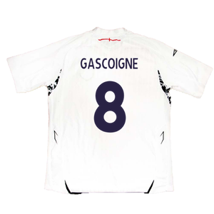 England 2007-09 Home Shirt (M) (Fair) (GASCOIGNE 8)_2