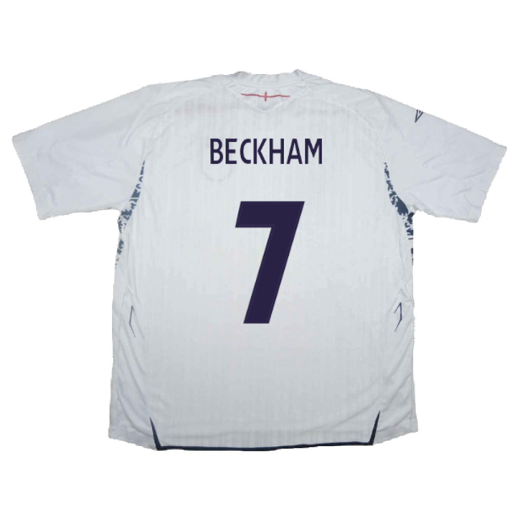 England 2007-09 Home Shirt (XL Boys) (Excellent) (BECKHAM 7)_2