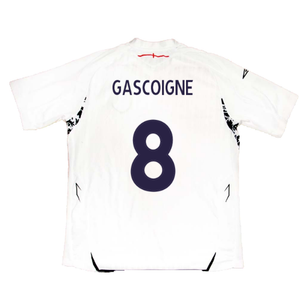 England 2007-09 Home Shirt (XL) (Fair) (GASCOIGNE 8)_2