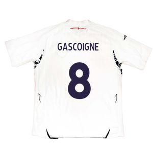 England 2007-09 Home Shirt (XLB) (Fair) (GASCOIGNE 8)_2