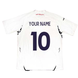 England 2007-09 Home Shirt (XLB) (Fair) (Your Name)_2