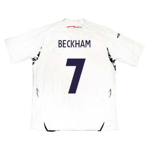 England 2007-09 Home Shirt (XXL) (Fair) (BECKHAM 7)_2