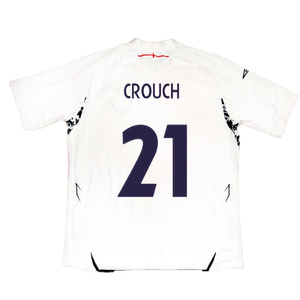 England 2007-2009 Home Shirt (XL) (CROUCH 21) (Good)_1