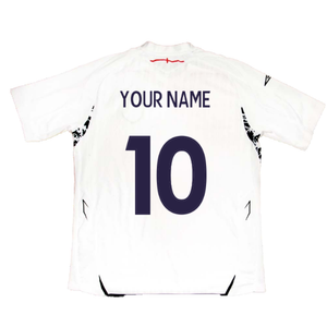 England 2007-2009 Home Shirt (XL) (Your Name 10) (Good)_1