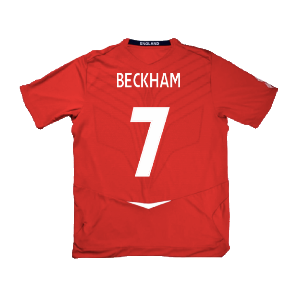 England 2008-10 Away Shirt ((Good) L) (BECKHAM 7)_2
