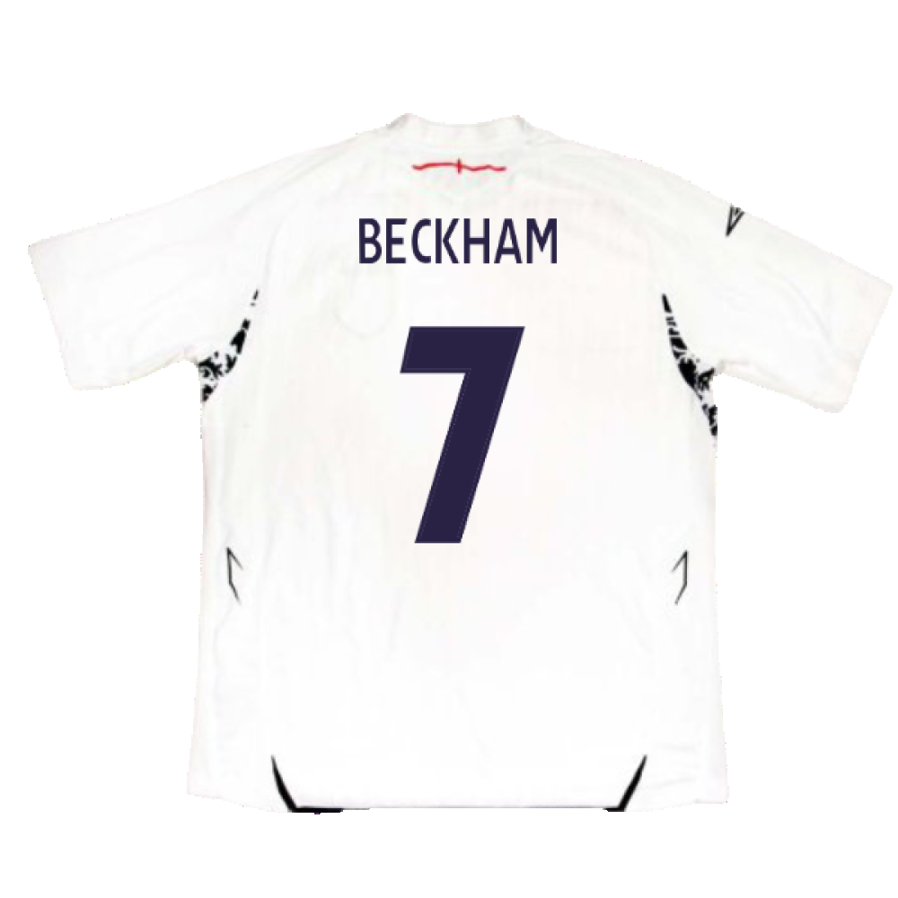 England 2007-09 Home Shirt (Very Good) (BECKHAM 7)_1