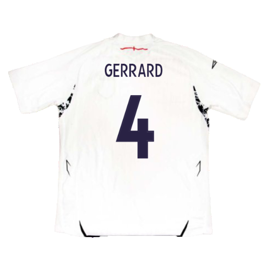 England 2007-09 Home Shirt (Very Good) (GERRARD 4)_1