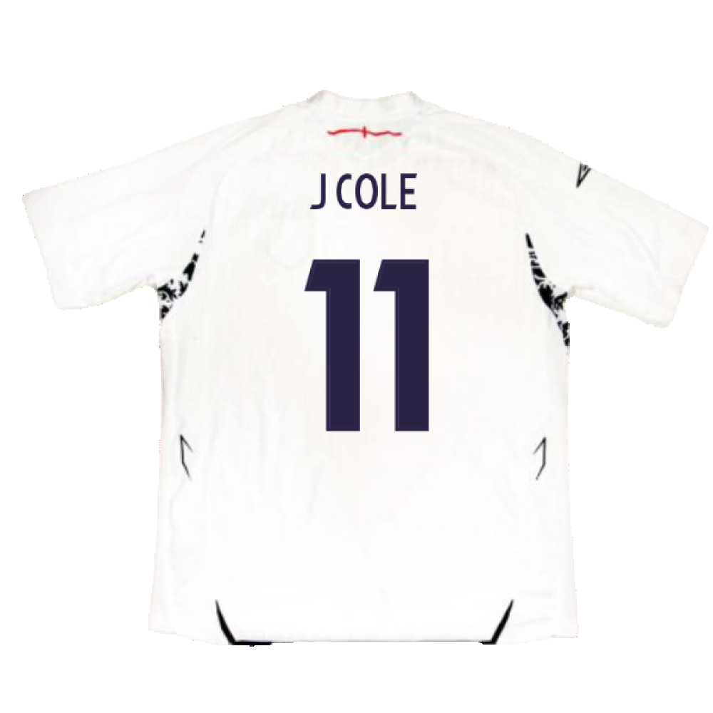 England 2007-09 Home Shirt (Very Good) (J COLE 11)_1