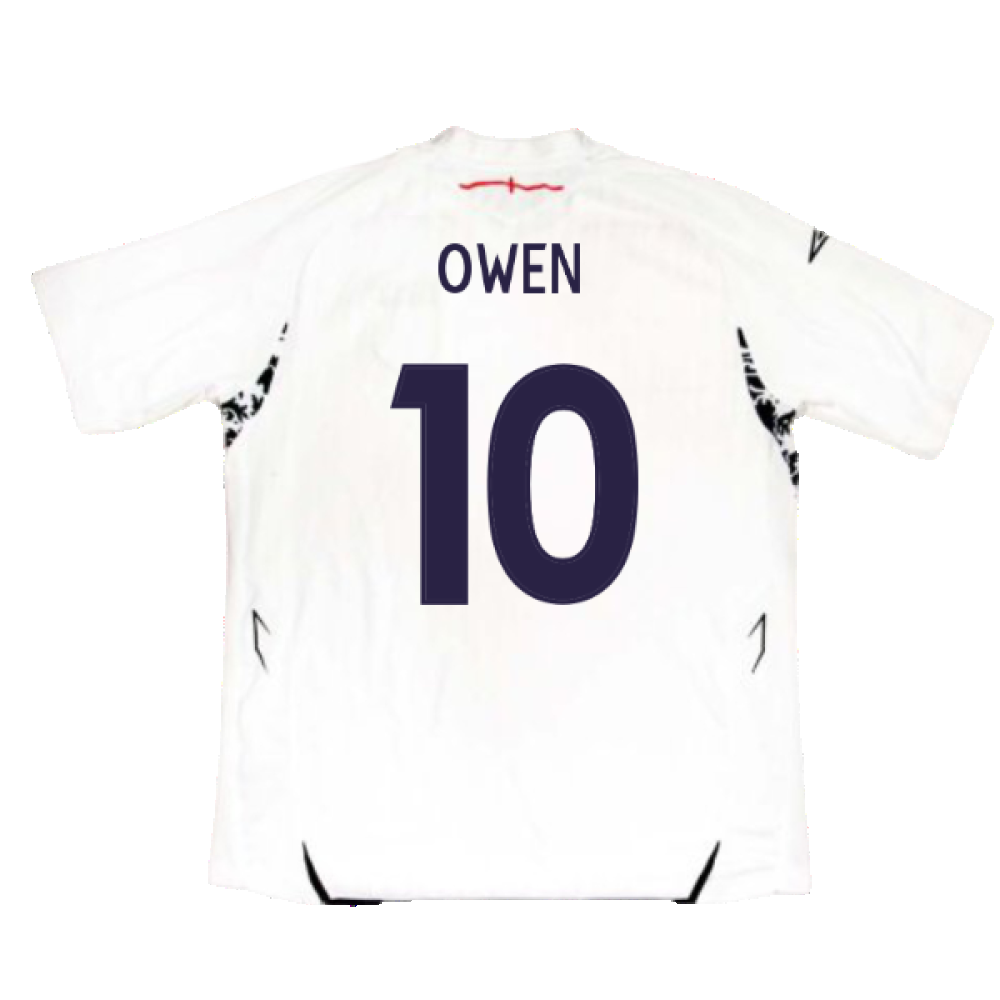 England 2007-2009 Home Shirt (L) (Excellent) (OWEN 10)_1