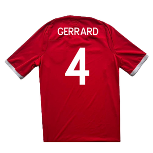 England 2009-10 Away Shirt (XL) (Excellent) (GERRARD 4)_1