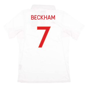 England 2009-10 Home Shirt (L) (Good) (BECKHAM 7)_1