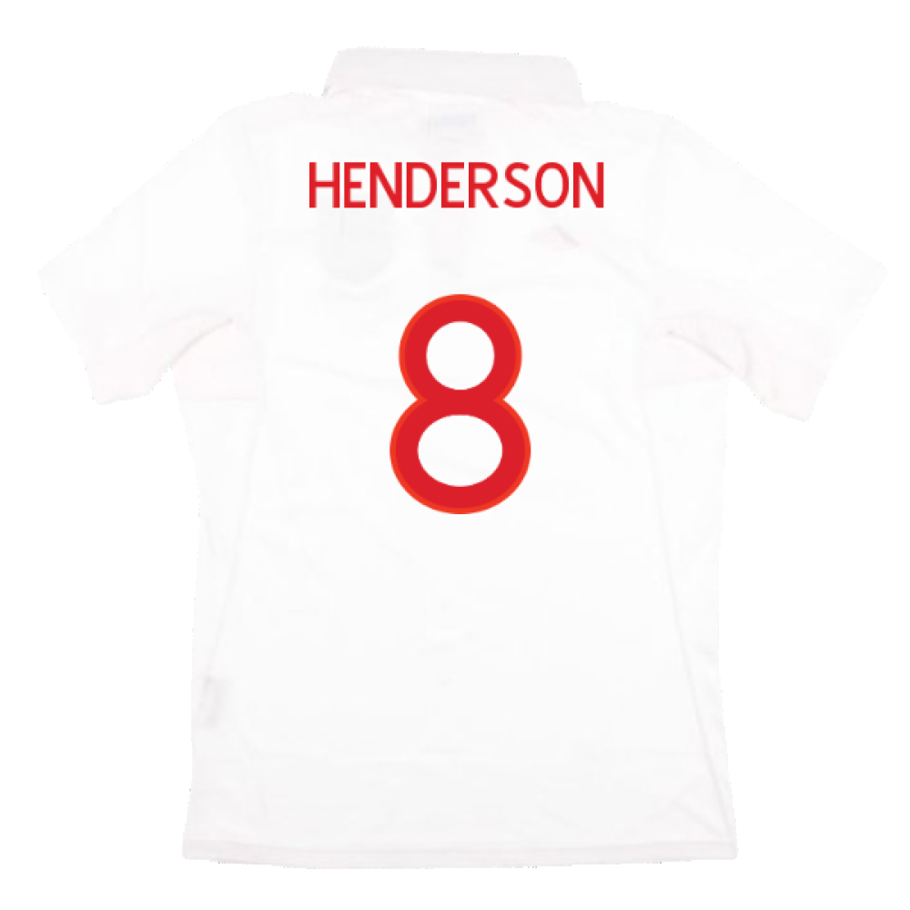 England 2009-10 Home Shirt (M) (Very Good) (HENDERSON 8)_1