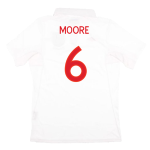 England 2009-10 Home Shirt (XL) (Fair) (Moore 6)_1