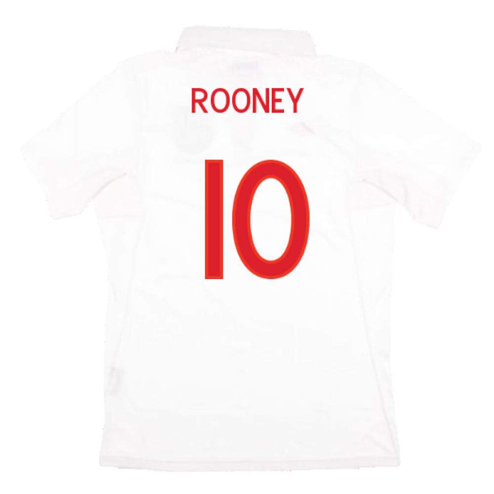 England 2009-10 Home Shirt (M) (Very Good) (ROONEY 10)_1