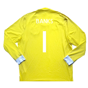 England 2010-11 Goalkeeper Away Shirt (S) (Good) (BANKS 1)_1