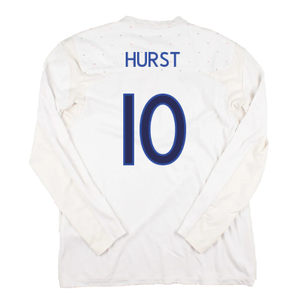 England 2010-11 Long Sleeve Home Shirt(M) (Good) (HURST 10)_1