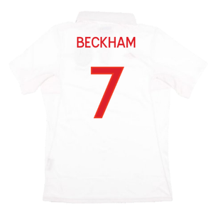 England 2010-11 Home Shirt (XL) (Good) (BECKHAM 7)_1