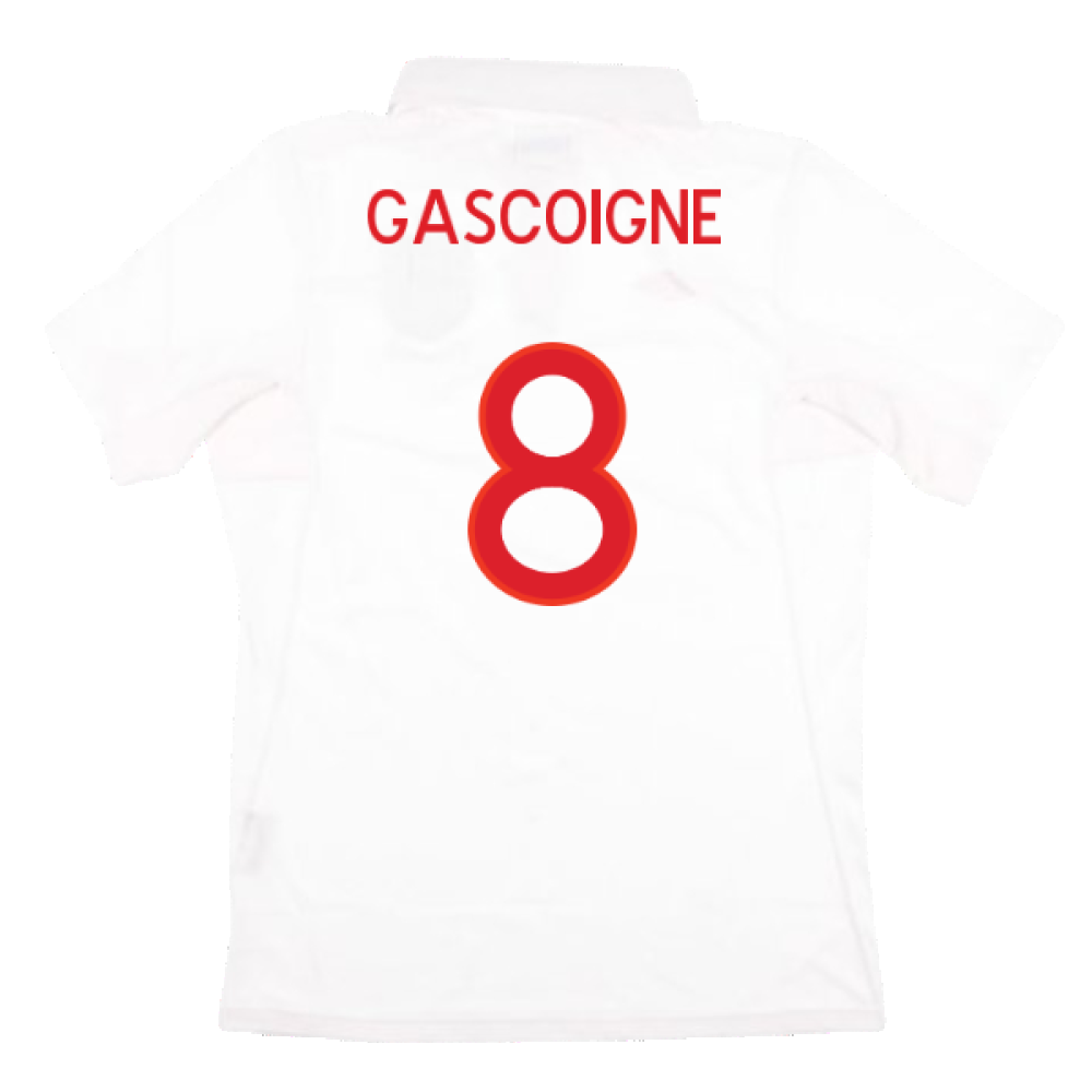 England 2010-12 Home Shirt (L) (Fair) (Gascoigne 8)_1