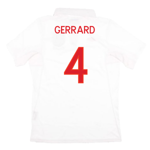 England 2010-12 Home Shirt (M) (Excellent) (GERRARD 4)_1