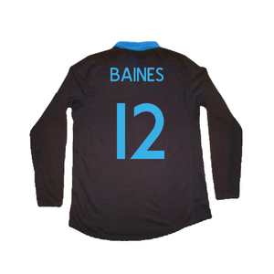 England 2011-2012 Long sleeve Away Shirt (XL) (Excellent) (Baines 12)_1