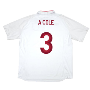 England 2012-13 Home Shirt (XL) (Good) (A Cole 3)_1