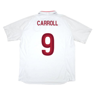 England 2012-13 Home Shirt (L) (Good) (Carroll 9)_1