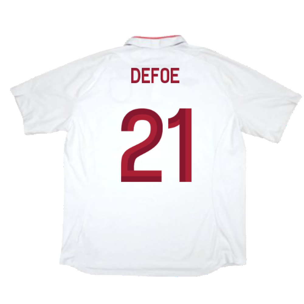 England 2012-13 Home Shirt (XL) (Very Good) (Defoe 21)_1
