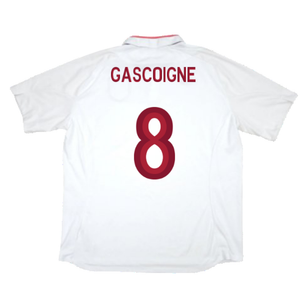 England 2012-13 Home Shirt (XL) (Good) (Gascoigne 8)_1