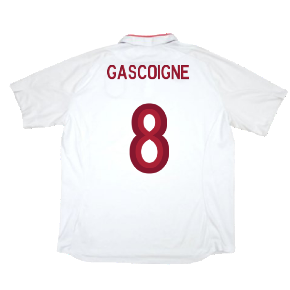England 2012-13 Home Shirt (XL) (Fair) (Gascoigne 8)_1