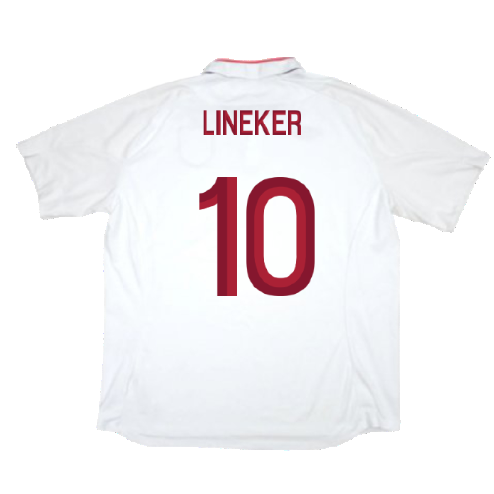 England 2012-13 Home Shirt (L) (Good) (Lineker 10)_1