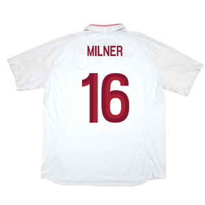 England 2012-13 Home Shirt (XL) (Good) (Milner 16)_1