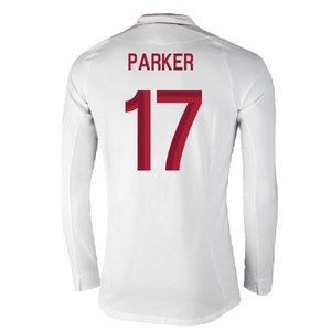 England 2012-13 Long Sleeve Home Shirt (L) (Fair) (Parker 17)_1