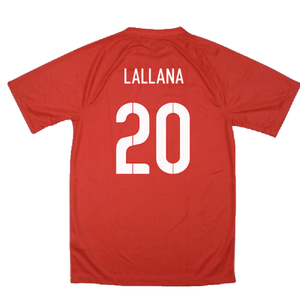 England 2014-16 Away (L) (Very Good) (LALLANA 20)_1