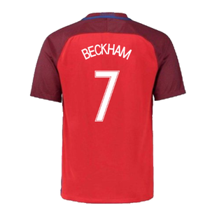 England 2016-17 Away Shirt (XLB) (Excellent) (Beckham 7)_1