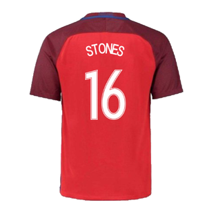 England 2016-17 Away Shirt (M) (Good) (Stones 16)_1