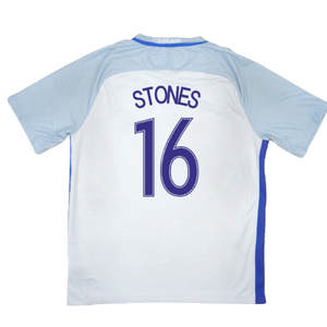 England 2016-17 Home Shirt (S) (Good) (Stones 16)_1