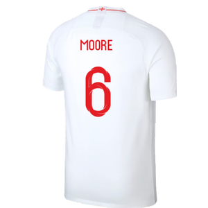 England 2018-19 Home Shirt (S) (Very Good) (Moore 6)_1