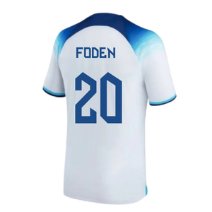 England 2022-2023 Home Shirt (Baby) (3-6 Months) (Excellent) (Foden 20)_1