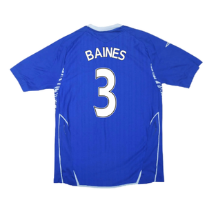 Everton 2007-08 Home Shirt ((Excellent) S) (Baines 3)_2