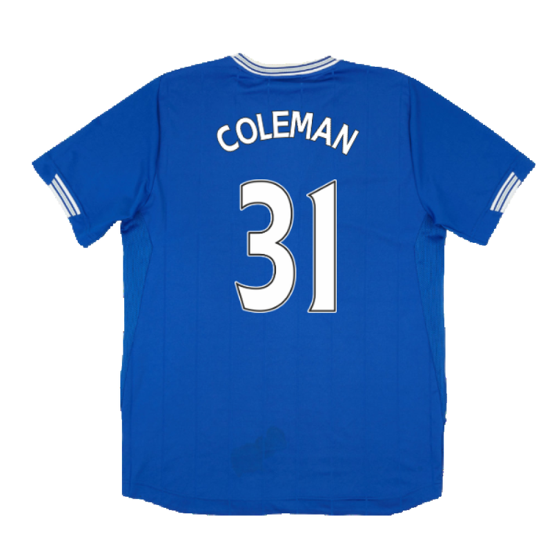 Everton 2009-10 Home Shirt (XL) (Good) (Coleman 31)_1