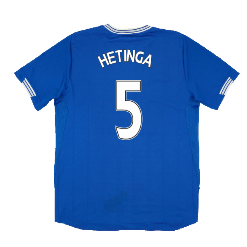 Everton 2009-10 Home Shirt (XL) (Good) (Hetinga 5)_1