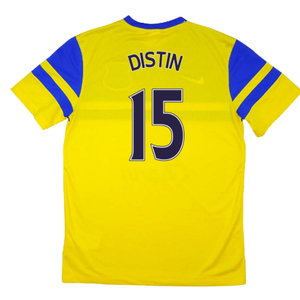 Everton 2013-14 Away Shirt (M) (Excellent) (Distin 15)_1