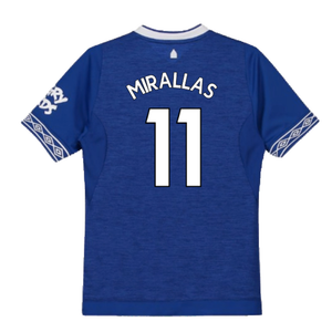 Everton 2018-19 Home Shirt (S) (Excellent) (Mirallas 11)_1