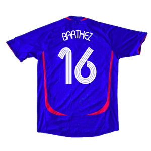 France 2006-08 Home Shirt (L) (Good) (Barthez 16)_1