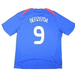 France 2007-08 Home Shirt (M) (Excellent) (Benzema 9)_1