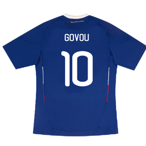 France 2010-2011 Home Shirt (L) (Excellent) (Govou 10)_1